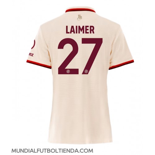 Camiseta Bayern Munich Konrad Laimer #27 Tercera Equipación Replica 2024-25 para mujer mangas cortas